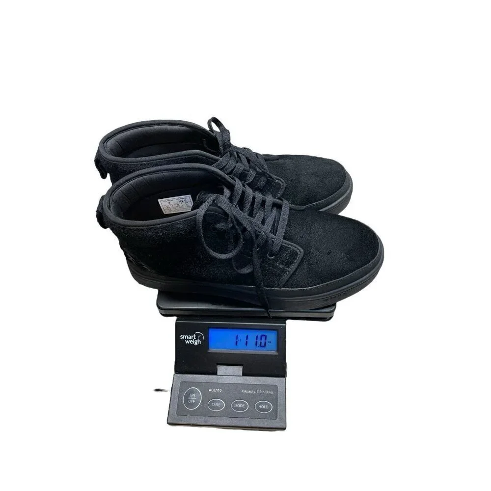 So iLL Classic Chukka Boots Wolf Black Water Resistant Unisex M9 W10.5